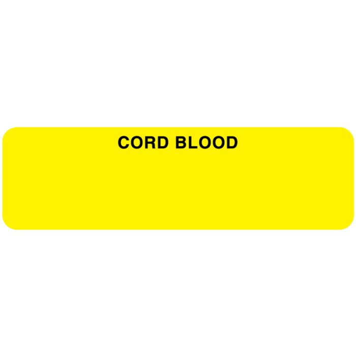 Cord Blood Label, 3