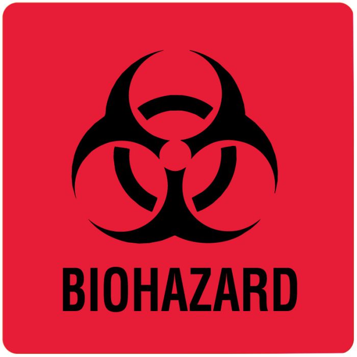 Biohazard Warning Label, 8