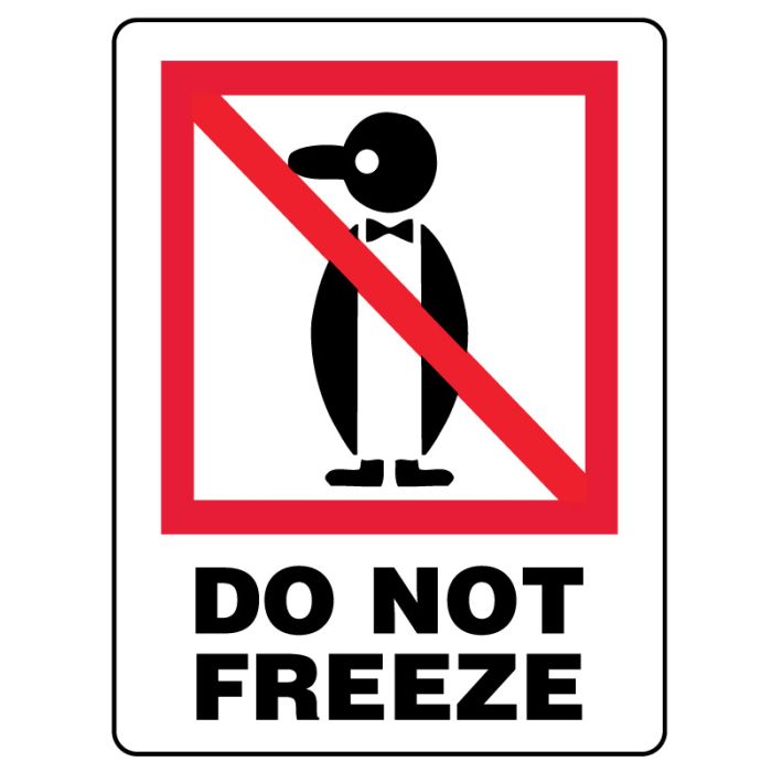DO NOT FREEZE, Shipping Label, 3
