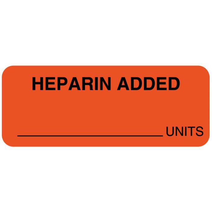 I.V. Medication Additive Labels, 2-1/4