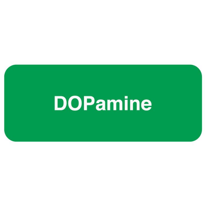 Medication ID Label, DOPamine  2-1/4