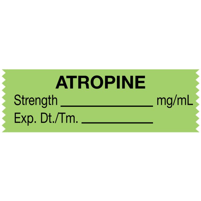 Anesthesia Tape, Atropine mg/mL, 1-1/2