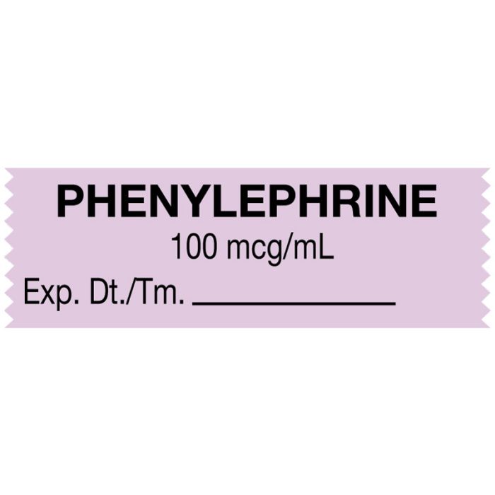Anesthesia Tape, Phenylephrine 100 mcg/mL, 1-1/2
