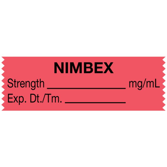 Anesthesia Tape, Nimbex mg/mL, 1-1/2