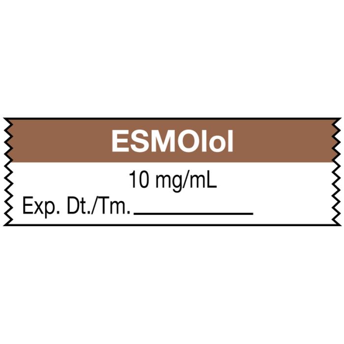 Anesthesia Tape, Esmolol 10 mg/mL, 1-1/2