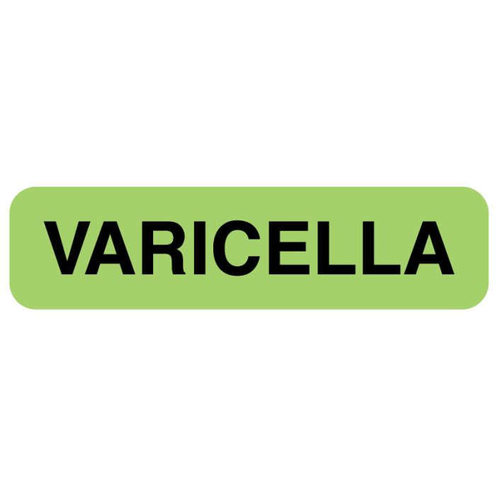 Vaccine Label, Varicella, 1-1/4