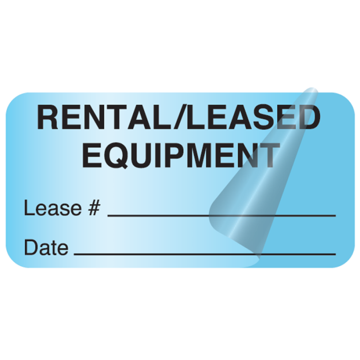 RENTAL/LEASED Equipment Label 2