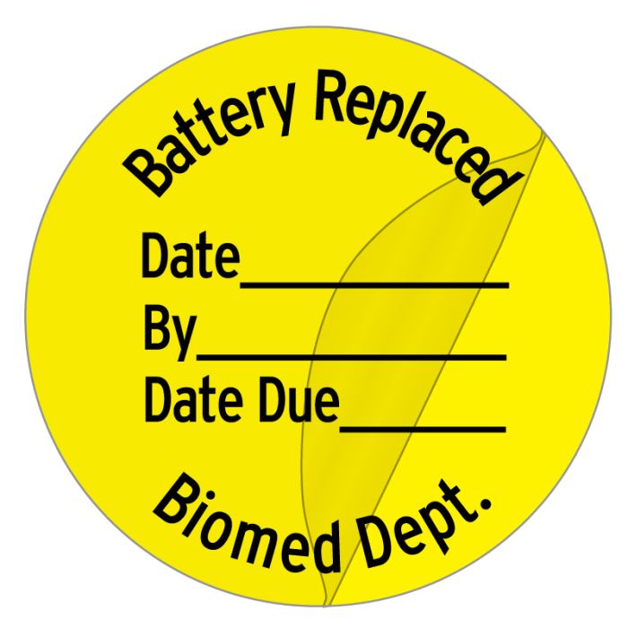 Battery Replaced Label,1