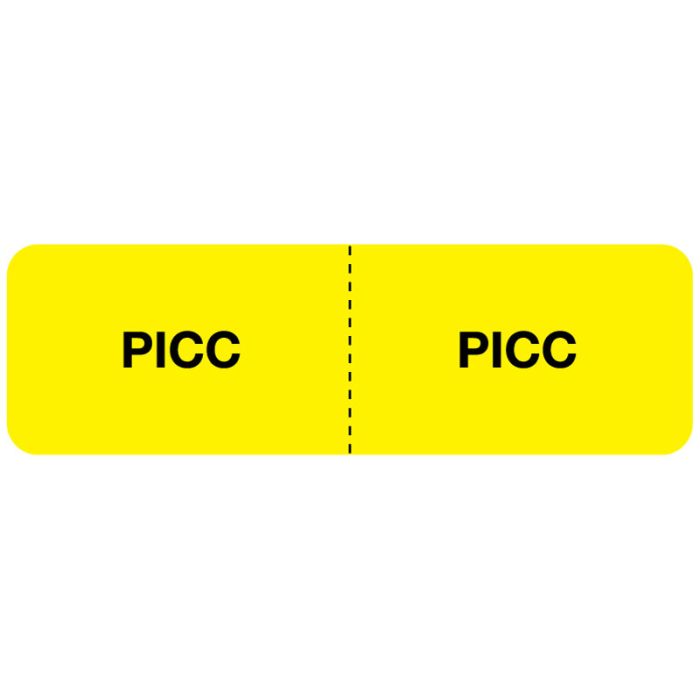 PICC I.V. Line Identification Label, 3